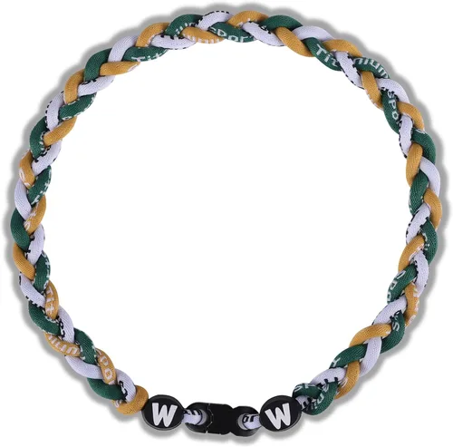 Vista 20 de Willtok Collar de béisbol prémium de 18 pulgadas con cuerda trenzada de nailon con diseño Tornado