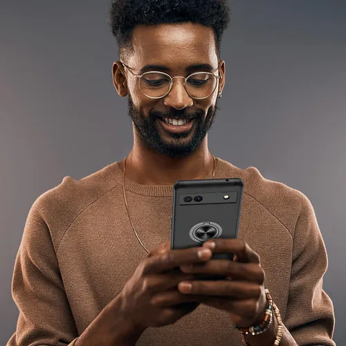 Vista 8 de Gritup Funda para Pixel 6A, funda para Google Pixel 6A con protector de pantalla HD, a prueba de golpes, funda para teléfono Google Pixel 6A