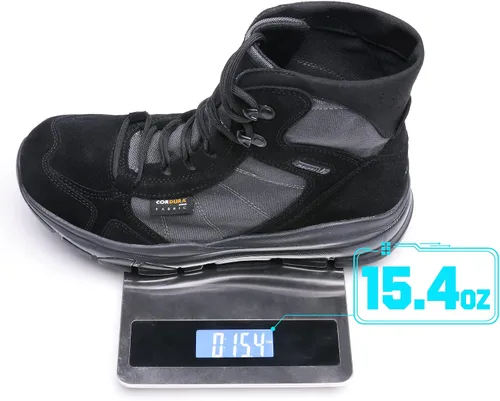 Vista 3 de NORTIV 8 Botas de trabajo tácticas militares ligeras para hombre, botas de combate para motocicleta al aire libre