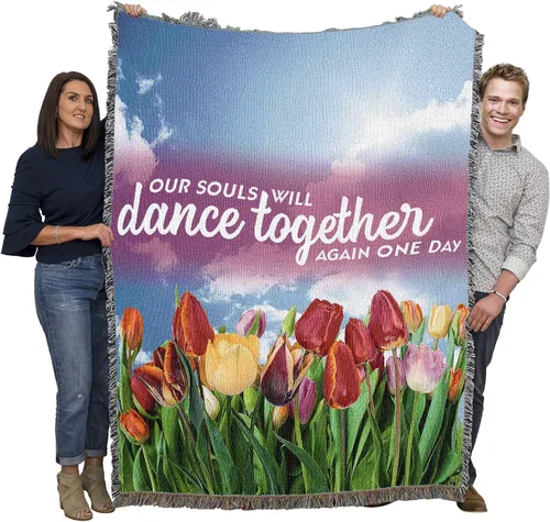 Vista 11 de Pure Country Weavers Manta con texto en inglés «Wherever A Beautiful Soul Has Been, There is A Trail of Beautiful Memories», tapiz de regalo