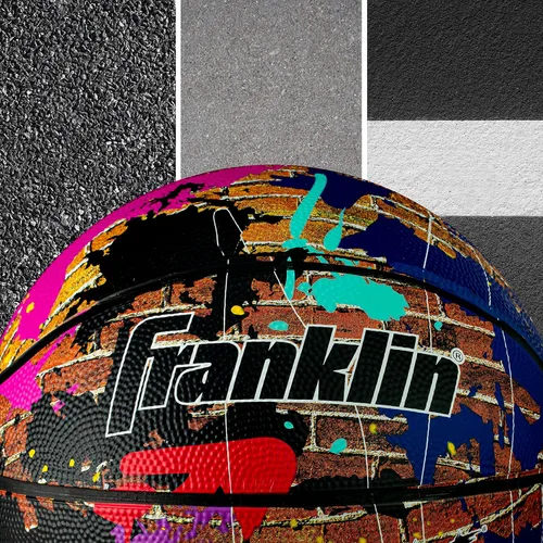 Vista 9 de Franklin - Balón de baloncesto duro para interiores y exteriores, tamaño oficial, 1 unidad