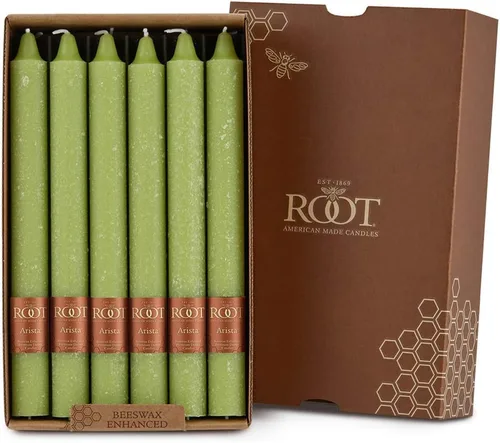 Vista 25 de Root Unscented Smooth Collenette Candles, Willow, 5", 8-Count Sauce