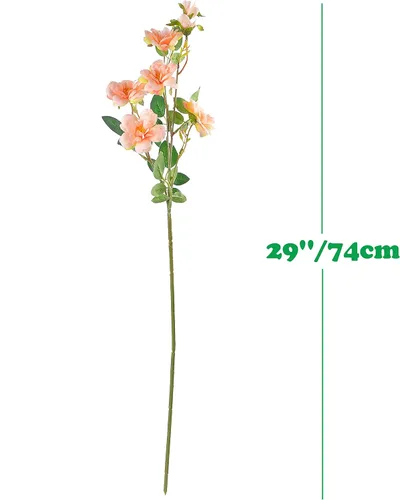 Vista 2 de Iceberg rosa artificial, 6 unidades de 29 pulgadas de largo, tallo rosa, flor de cordero para boda, novia, bricolaje, ramo de decoración