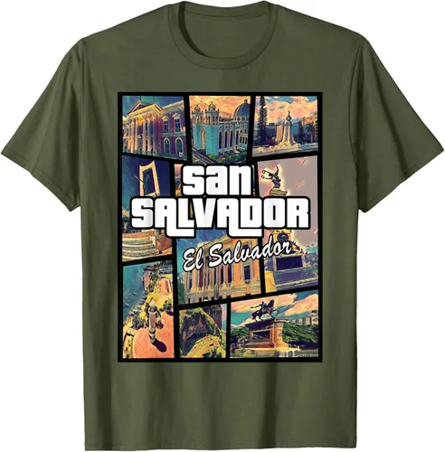 Vista 49 de Camiseta Orgullosa de San Salvador Capital El Salvador