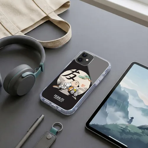 Vista 342 de Carcasa de gel para iPhone 7 Plus/iPhone 8 Plus, diseño de Snoopy Oriental de Peanuts, Badges