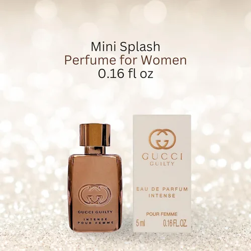 Vista 2 de Gucci Perfume Guilty para mujer Eau De Parfum Intense Mini Perfume Splash 0.16 Fl Oz
