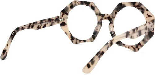 Vista 8 de Zeelool Gafas geométricas de gran tamaño con bloqueo de luz azul, gafas de moda para mujer con protección UV400 ZOP01887