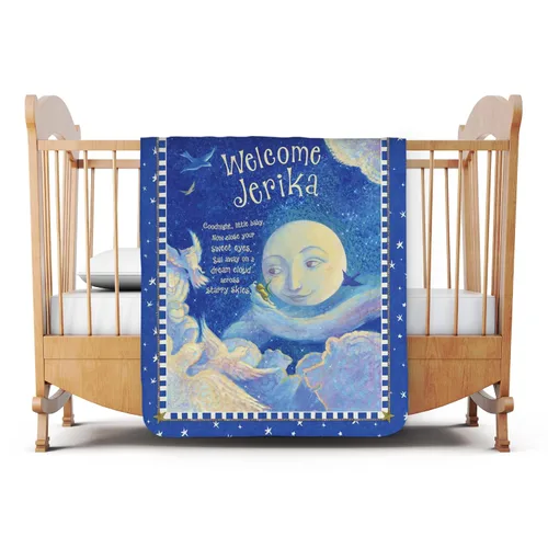 Vista 8 de I See Me! Manta Sherpa personalizada – Poliéster/Sherpa – 50 x 60 pulgadas – Rojo – Impresión de letras – Apellido de la abuela y hasta 20 nombres