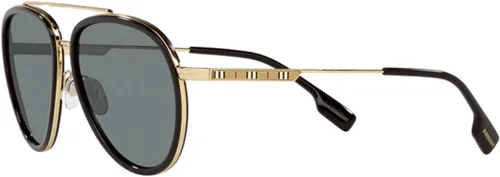 Vista 3 de BURBERRY Gafas de sol BE 3125 101781 Oliver Gold Polar Gris Oscuro, Oro