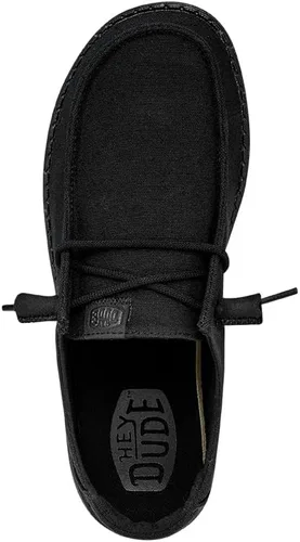 Vista 2 de Hey Dude Wendy Canvas Mono para mujer Zapatos de mujer Mocasines sin cordones para mujer Cómodo y ligero