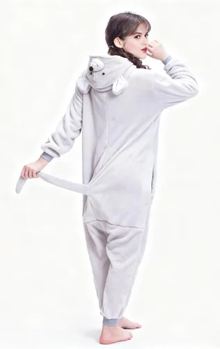 Vista 2 de Honeystore Pijama unisex con capucha y diseño de ratón