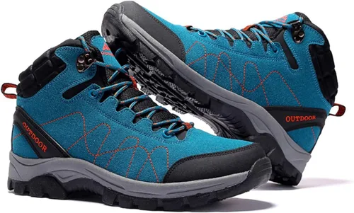 Vista 2 de Eribby Men's Hiking Shoes Waterproof Anti Slip Hiking Boots Outdoor Lightweight Trekking Sneakers