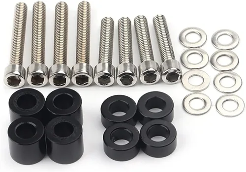 Vista 7 de Guardabarros delantero para motocicleta, guardabarros para Yamaha FZ25 FZ-25 anticaídas marco deslizantes