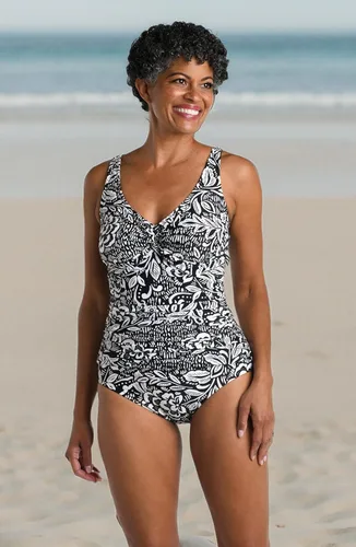 Vista 3 de Maxine of Hollywood Traje de baño de una pieza con cuello en V para mujer