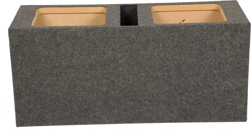 Vista 5 de Cuadrado Solobaric Dual 12 "Ported L3 L5 L7 Caja de Subwoofer Caja de Altavoz
