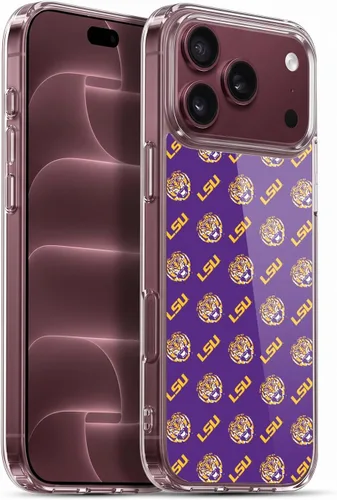 Vista 175 de Head Case Designs Funda de gel suave con licencia oficial de la Universidad Estatal de Louisiana LSU Camou compatible con Apple iPhone 7 Plus/iPhone