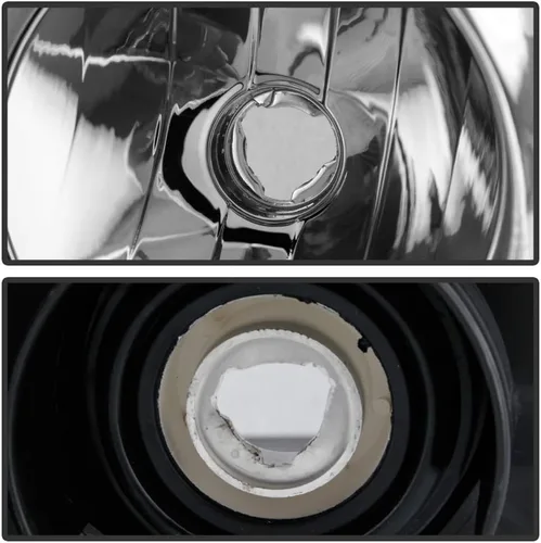 Vista 4 de ACANII - Para [modelo halógeno] 2008-2017 Freightliner Cascadia Chrome Housing Faros Faros Conjunto Conjunto Izquierdo+Derecho