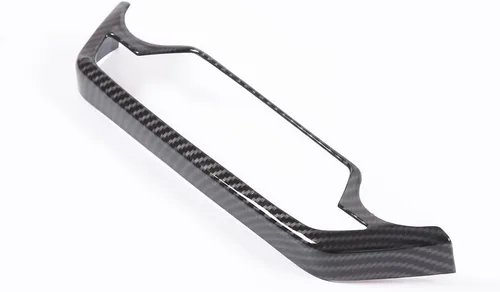 Vista 4 de Marco de botón de modo de volumen de control central de automóvil ABS para Chevrolet Corvette C7 2014-2019 Aire acondicionado Panel cubierta