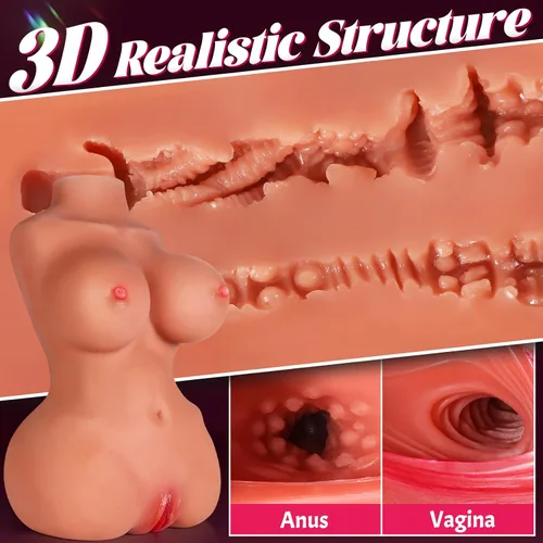 Vista 3 de Masturbador masculino de muñeca sexual de 11.1 libras, muñeca de amor realista de bolsillo, culo de bolsillo, muñecas sexuales para adultos