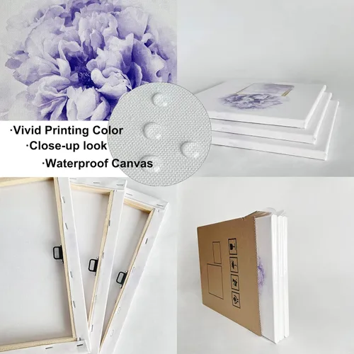 Vista 6 de VVOVV Wall Decor - Whisky marrón en tazas con lienzo de hielo, impresión artística de pared, pintura de vino, cuadros enmarcados, cenicero