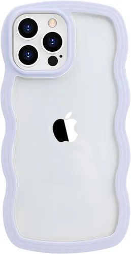 Vista 17 de LOEV Funda transparente diseñada para iPhone 7 Plus, iPhone 8 Plus con borde ondulado, bonita funda transparente con forma de onda rizada, a prueba