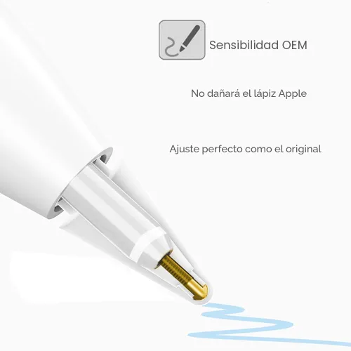 Vista 3 de Puntas de repuesto para Apple Pencil USB-C/punta de 1ª generación/2ª generación (paquete de 12)