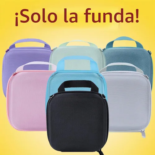 Vista 2 de Lebakort Funda de almacenamiento compatible con cámara instantánea Fujifilm Instax Mini 12/11 (funda rosa rubor)