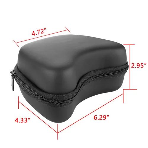 Vista 4 de Linkidea Hard EVA Travel Controller Case for Xbox One Controller Wireless, Compatible with Google Stadia Controller, Xbox Wireless Controller