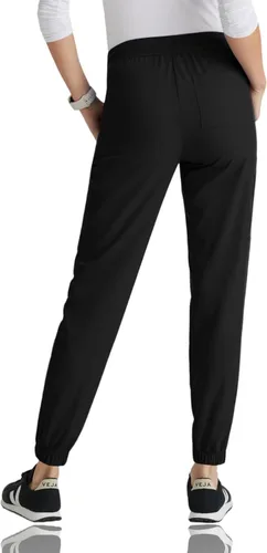 Vista 2 de BARCO Grey's Anatomy - Pantalones deportivos elásticos de elastano para mujer, cintura elástica, estilo yoga