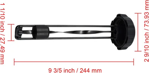 Vista 2 de AM39206 Tapa de Gas con Indicador de Combustible AM143248 Compatible con Cortacésped John Deere 316 318 322 420 Series Tractores Compatible