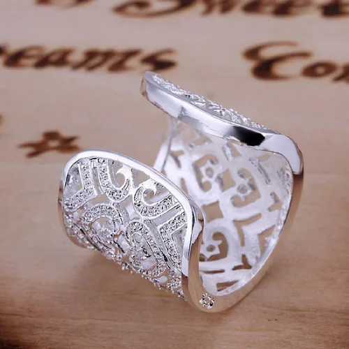 Vista 2 de Naivo Europe Style 925 - Anillo de diadema con circonitas blancas Plata 925