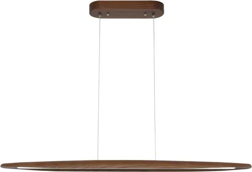 Vista 13 de YISDESIGN Lámpara colgante lineal de madera de 51 pulgadas, lámpara moderna para mesa de billar, luces de isla de cocina para comedor, bar, isla