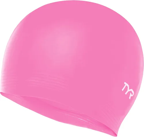 Vista 16 de TYR Gorro de natación de látex para adultos para mujeres y hombres, sombrero de natación de entrenamiento y recreación con una construcción de látex