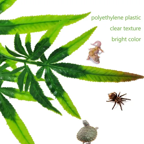Vista 5 de Hamiledyi Plantas colgantes de terrario para reptiles, 3 piezas