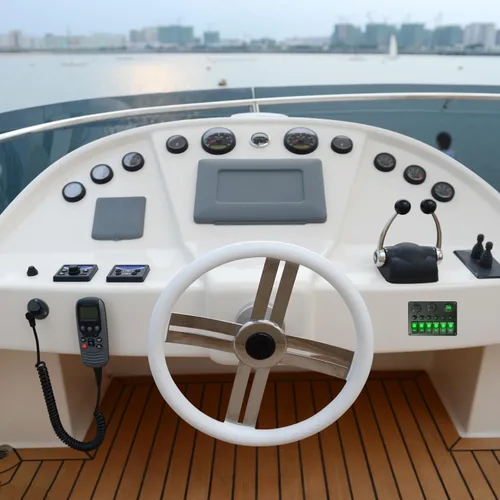 Vista 7 de Panel de interruptor basculante de barco marino impermeable de 6 bandas, protector de sobrecarga, 12-24 V, 36 W, cargador USB dual QC3.0