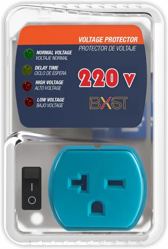Vista 12 de BXST Protector contra sobretensiones para refrigerador, regleta de alimentación de 3 salidas para electrodomésticos 30S, protector de voltaje