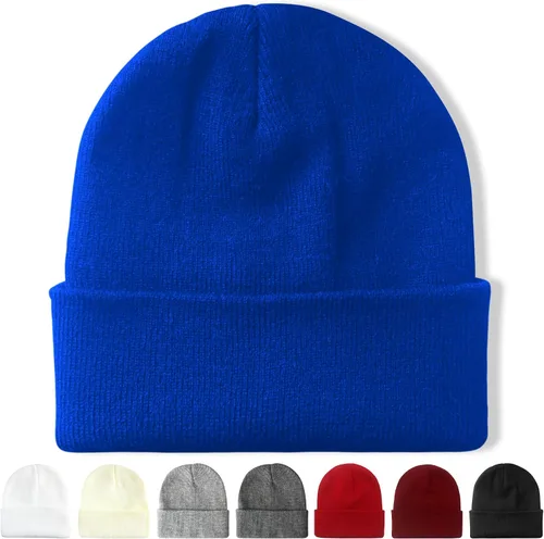 Vista 29 de NPQQUAN Unisex Beanie Hats for Men Women Winter Knit Beanies