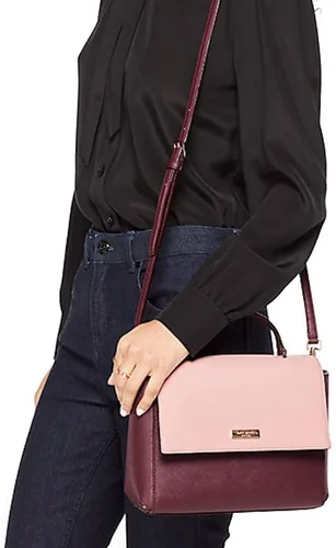 Vista 3 de Kate Spade Paterson Court Brynlee Satchel, vino caliente, Rojo