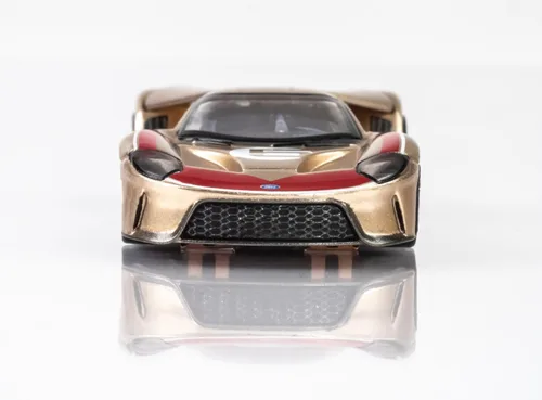 Vista 2 de AFX /Racemasters Ford GT Heritage #5 Gold AFX22061 HO Slot Racing Cars