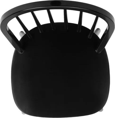 Vista 6 de Safavieh Home Camden de 18 pulgadas estilo granja con respaldo de barrotes negros