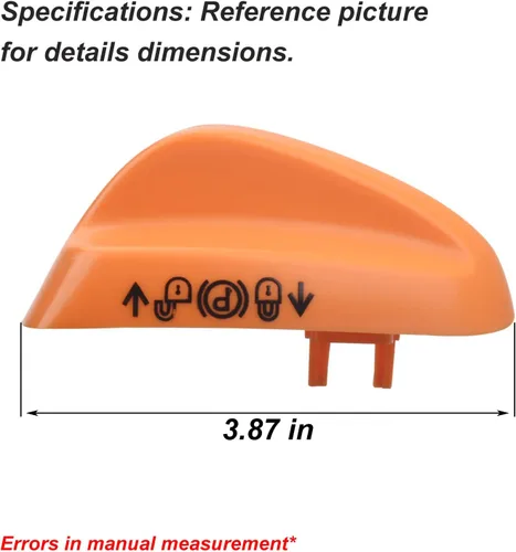 Vista 2 de GX23146 Pomo de freno de estacionamiento compatible con tractores de césped John D-eere Para D100, D105, D110, E100, E110, E120, E130, X105, X106