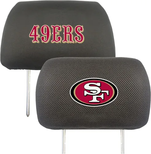 Vista 5 de FANMATS 21373 Juego de fundas para reposacabezas bordadas de Kansas City Chiefs - 2 piezas