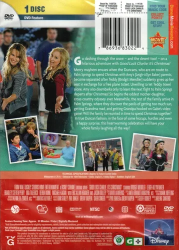 Vista 2 de Disney buena suerte, Charlie es Navidad DVD by Bradley Steven Perry, Eric Allan Kramer, Bridgit Mendler, Jason Dolley, Shane Harper. leigh-allyn
