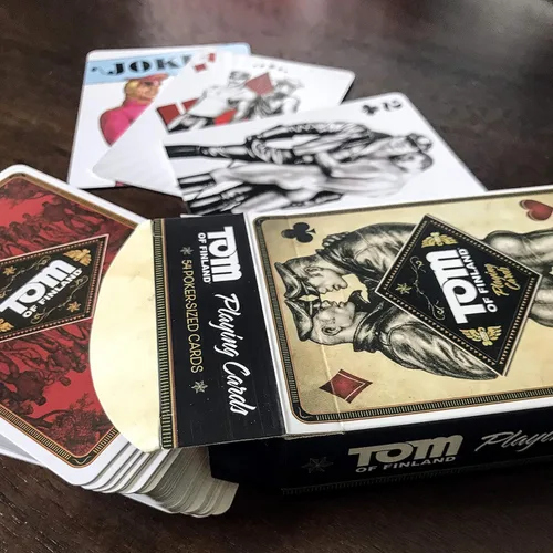 Vista 2 de Tom de Finlandia naipes (cartas de póquer gay)