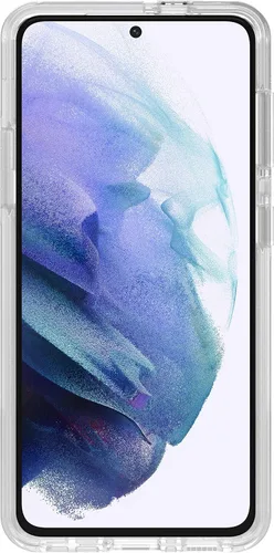 Vista 6 de OtterBox Para Samsung Galaxy S21 5G, elegante funda protectora transparente a prueba de caídas, serie Symmetry Clear, transparente, embalaje