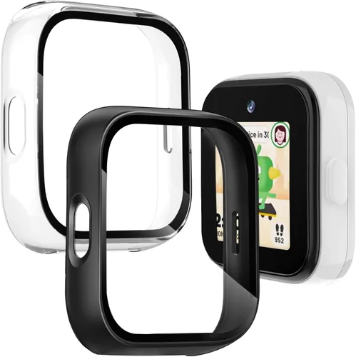 Vista 13 de Paquete de 2 protectores de pantalla compatibles con Sync Up Kids Watch 2, carcasa protectora general de policarbonato duro, accesorios para SyncUp