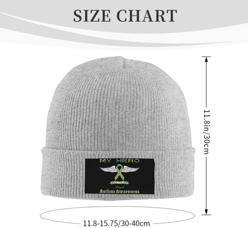 Vista 3 de Beanie Hat Stretchy Hat Soft Warmth Knit Hat Cap for Men & Women Unisex