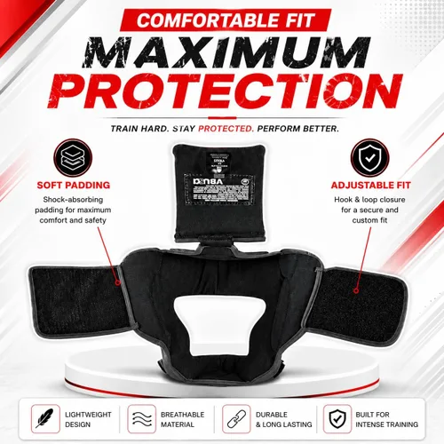 Vista 6 de Casco de boxeo con rejilla extraíble para la cara, protector de piel Maya MMA para Sparring, Muay Thai, Kickboxing y Karate, antideslizante, casco