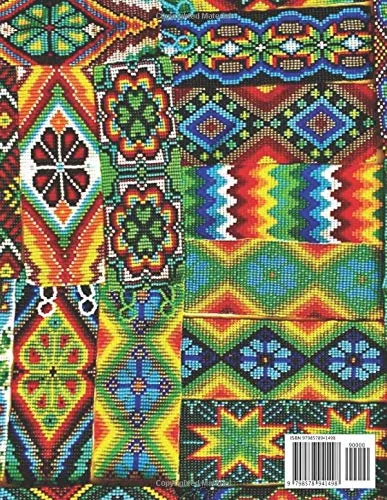 Vista 2 de Loom Beading Graph Paper Beading Graph Paper Notebook with Multiple Patterns for (loom or square, peyote and brick stitch ) to create your own
