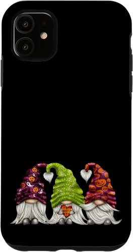 Vista 8 de iPhone 16 Cute Halloween Accessories For Kids Gnome Boo Halloween Case